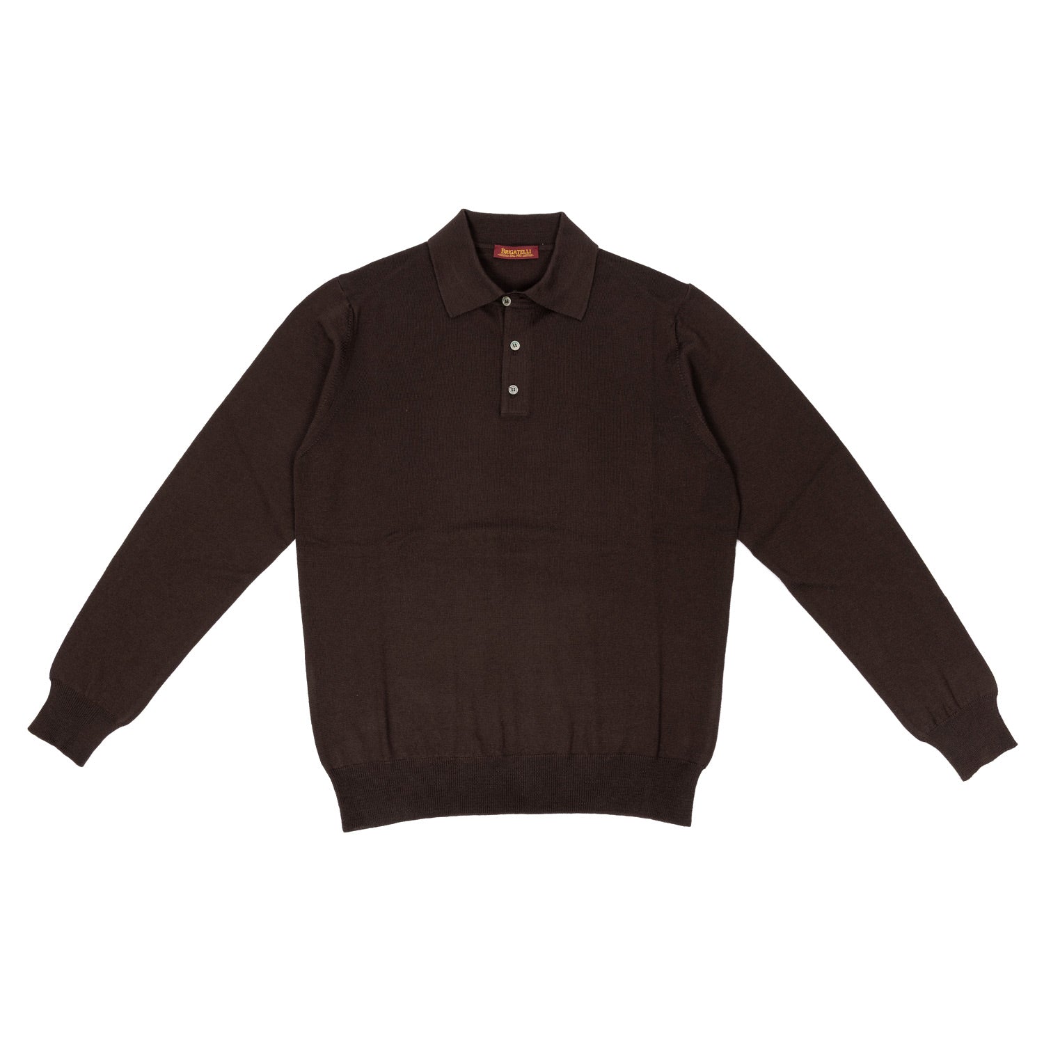 Brigatelli dal 1922 per Michael Jondral: Strickpolo aus feinster Merinowolle - 12 Gauge Merino Extrafine